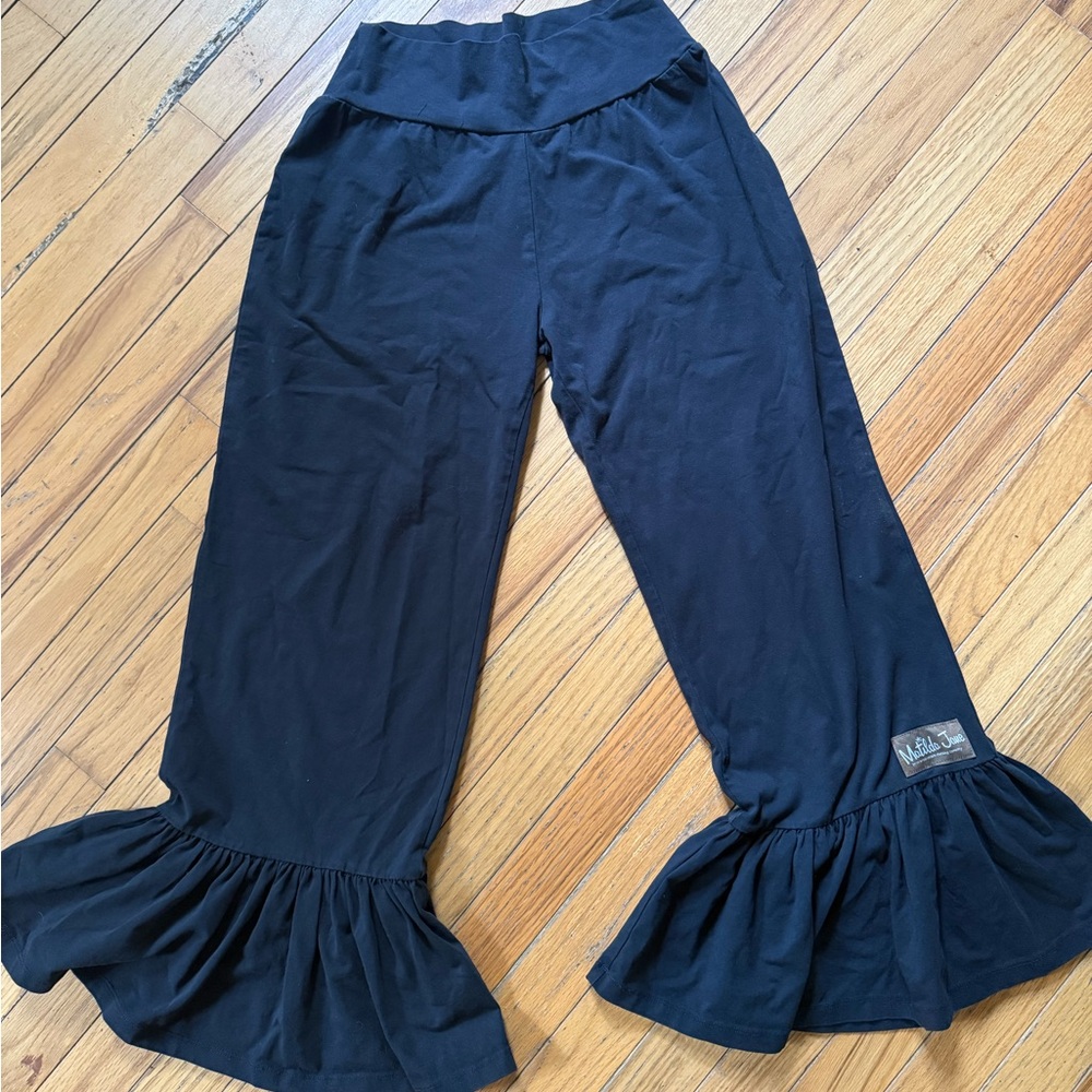Matilda Jane Black Ruffle Hem  Bottoms